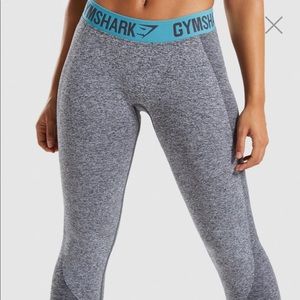 Dusky teal gymshark brand flex leggings